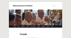 Desktop Screenshot of nyborgharmoniorkester.dk