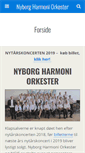 Mobile Screenshot of nyborgharmoniorkester.dk