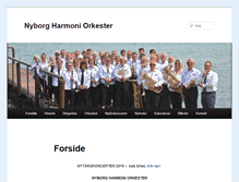 Tablet Screenshot of nyborgharmoniorkester.dk